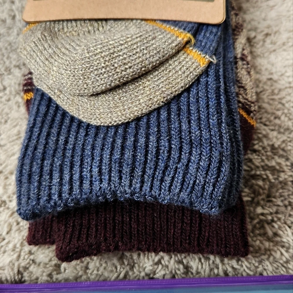 Goldtoe Signature Collection Men's Fair Isle Reverse Knit Crew Camp Socks 2pk